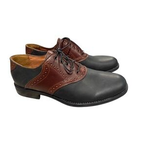 Johnston And Murphy Aristocraft Vintage Shoes Brown & Black Two Tone 8M EUC